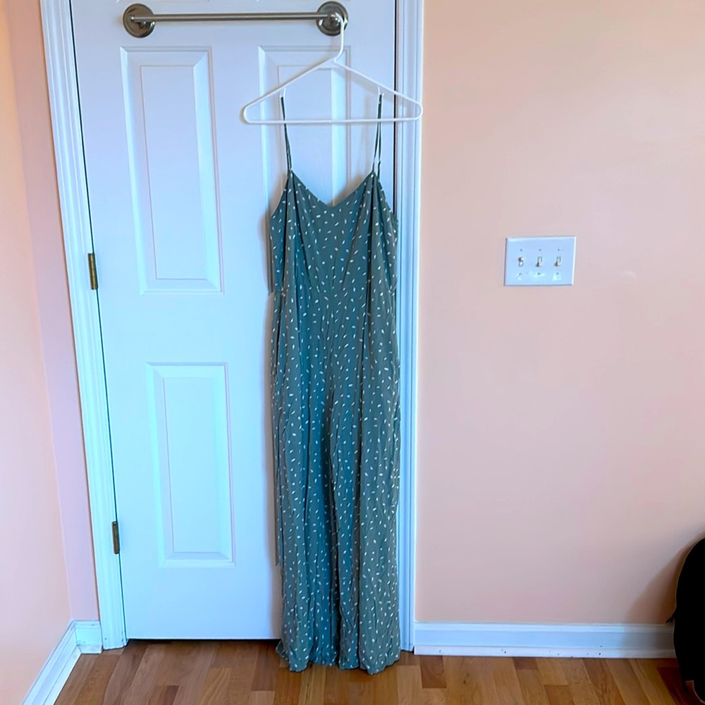 Green Lulu’s Romper with design